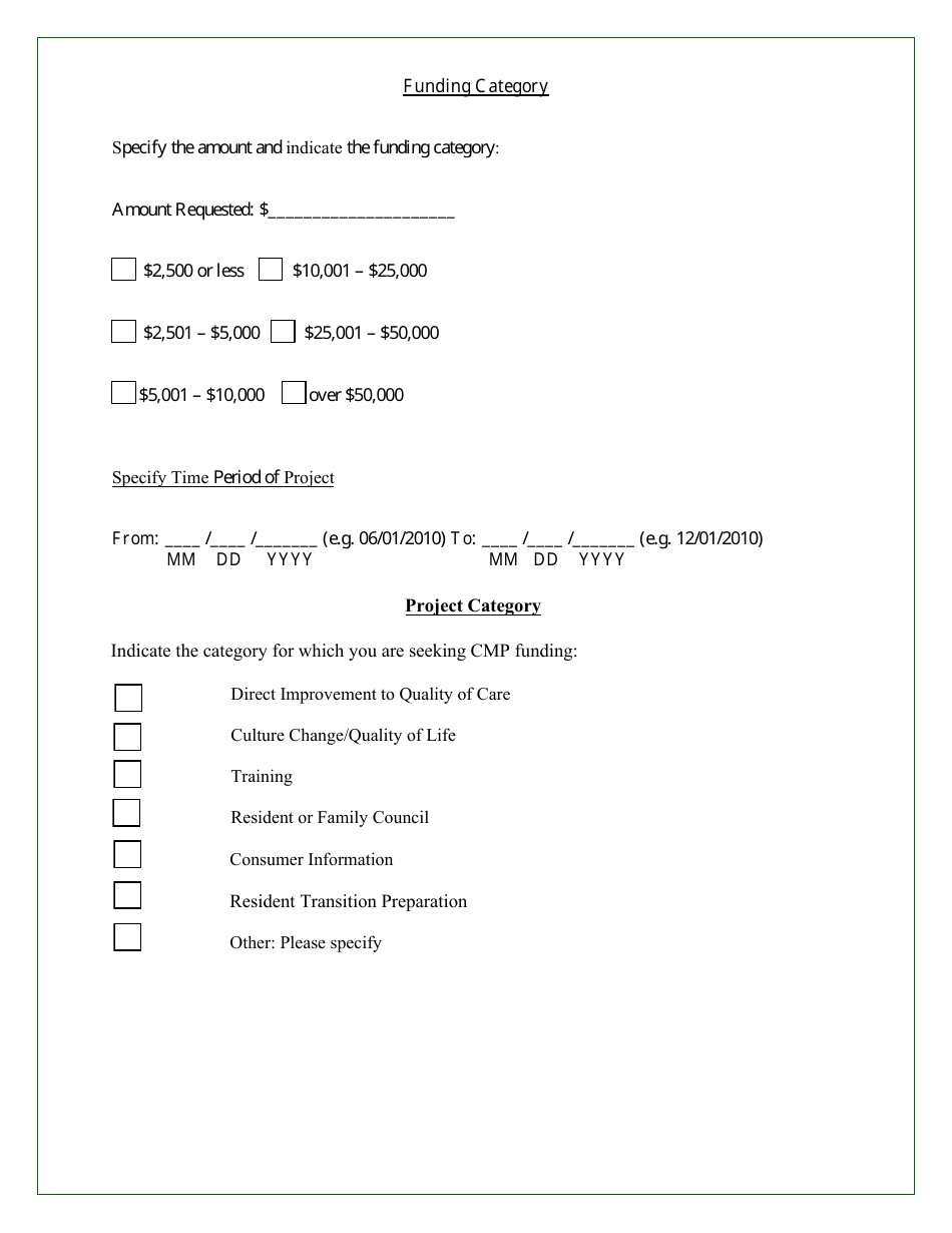 State Request for Approval of Use of Civil Money Penalty Funds - Illinois, Page 10