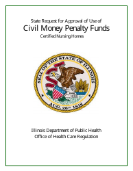 Document preview: State Request for Approval of Use of Civil Money Penalty Funds - Illinois