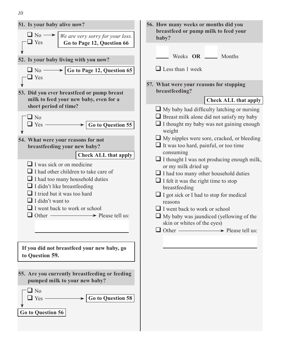 Questionnaire Phase 7 Mail - Illinois, Page 10