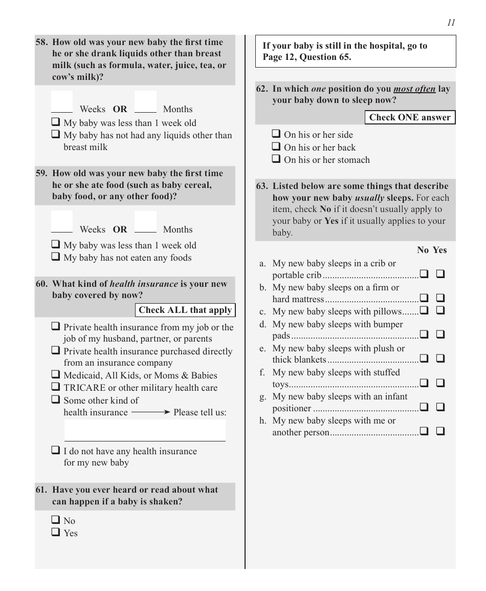 Questionnaire Phase 7 Mail - Illinois, Page 11