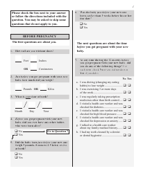 Document preview: Questionnaire Phase 7 Mail - Illinois