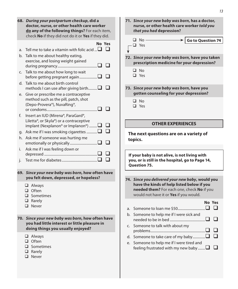 Questionnaire Phase 8 Teen - Illinois, Page 13