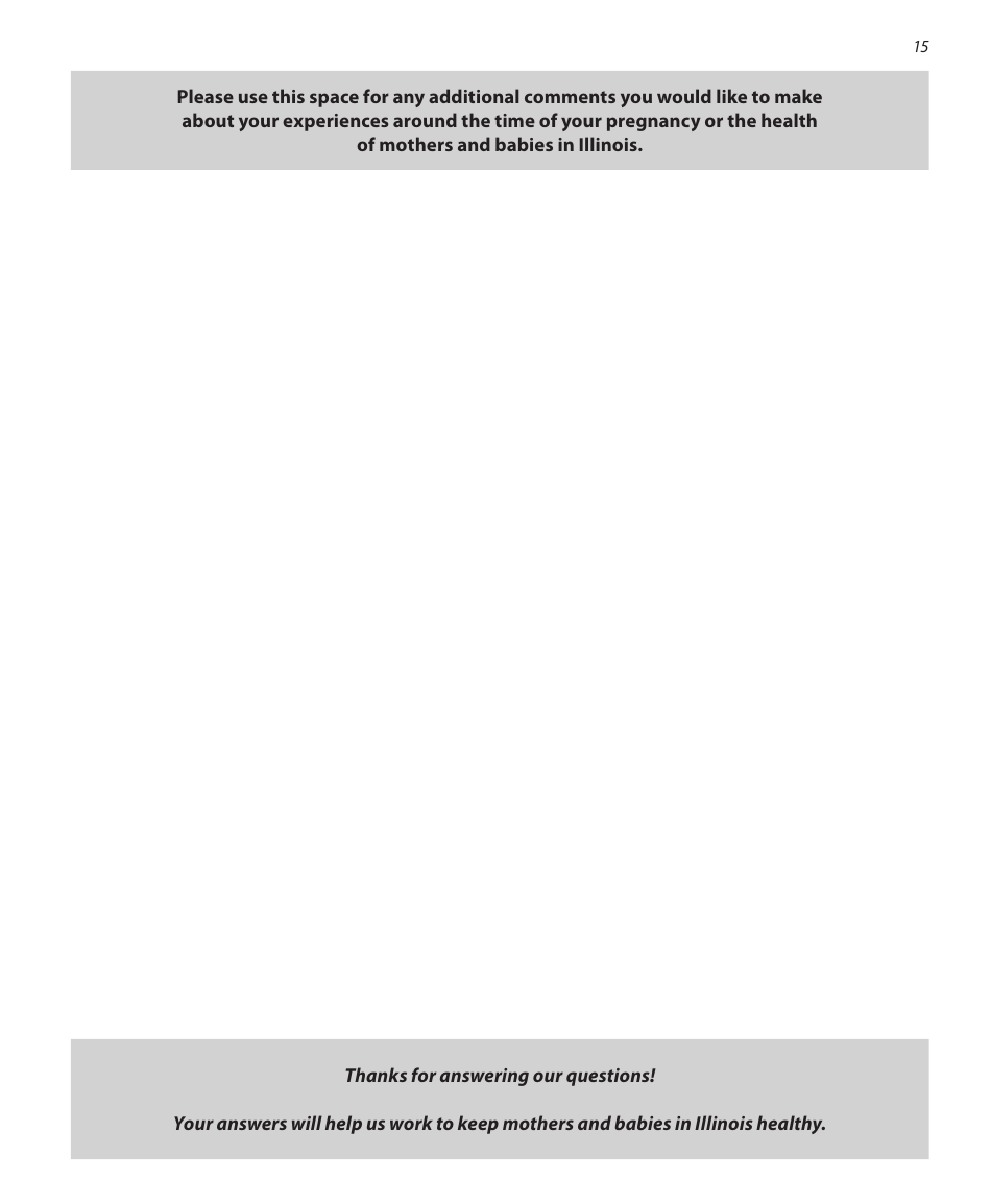 Questionnaire Phase 8 Teen - Illinois, Page 15