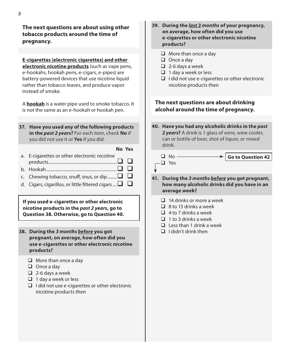 Questionnaire Phase 8 Teen - Illinois, Page 8