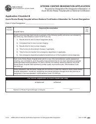 Stroke Center Designation Application - Asrh Without National Certification - Illinois, Page 4