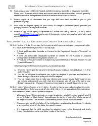 Form CFS403-E Birth Parents&#039; Rights and Responsibilities in Illinois - Illinois, Page 2
