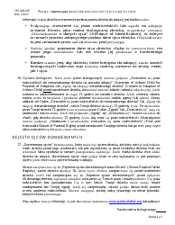 Form CFS403-E/P Birth Parents&#039; Rights and Responsibilities in Illinois - Illinois (Polish), Page 3