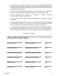 Form CFS496-1 Illinois Foster Child and Youth Foster Bill of Rights - Illinois, Page 6