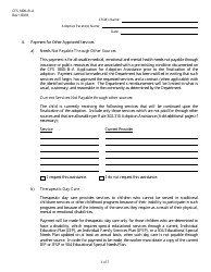 Form CFS1800-B-A Adoption Assistance Application - Illinois, Page 3