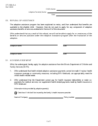 Form CFS1800-B-A Adoption Assistance Application - Illinois, Page 5