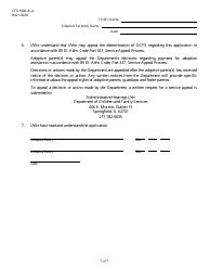 Form CFS1800-B-A Adoption Assistance Application - Illinois, Page 7