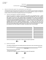 Form CFS1800-C-G Subsidized Guardianship Agreement - Illinois, Page 13
