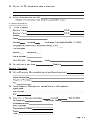 Form CFS1800-U 60+ Subsidy Checklist - Illinois, Page 2