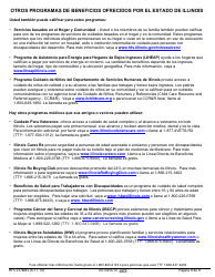 Formulario HFS2378MS &quot;Solicitud Por Correo Para Pagos De Primas, Deducibles Y Cuotas Del Medicare&quot; - Illinois (Spanish), Page 8