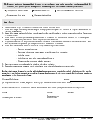 Formulario HFS2378MBS Beneficios De Salud Para Trabajadores Con Discapacidades (Solicitud Por Correo) - Illinois (Spanish), Page 9