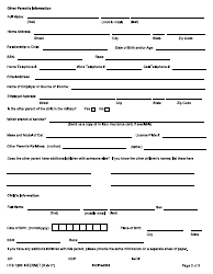 Form HFS1283 application for Child Support Services (Title IV-D) - Illinois, Page 2