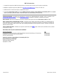Form BDE124 Request for Authorization to Bid/Or Not for Bid Status - Illinois, Page 2