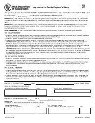 Form BLR09220 Agreement for County Engineer&#039;s Salary - Illinois