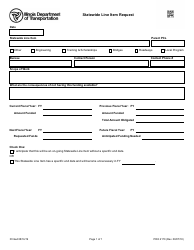 Document preview: Form PRO2170 Statewide Line Item Request - Illinois