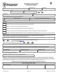 Form BSPE07 Non-enforcement Grantee Performance Report - Illinois