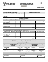 Document preview: Form BSPE331 Independence Day/Labor Day Mini Mobilization Attachment - Illinois