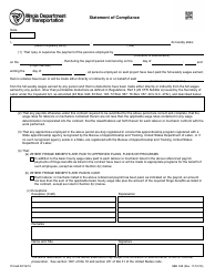 Document preview: Form SBE348 Statement of Compliance - Illinois