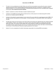 Form SBE2028 Dbe Final Documentation - Illinois, Page 2