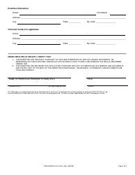 Form OG-4 Application to Amend a Class II Injection Well Permit - Illinois, Page 4
