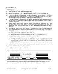 DNR OOGRM Form OG-26A Plugging Program (Prf) Well Transfer Request - Illinois, Page 2