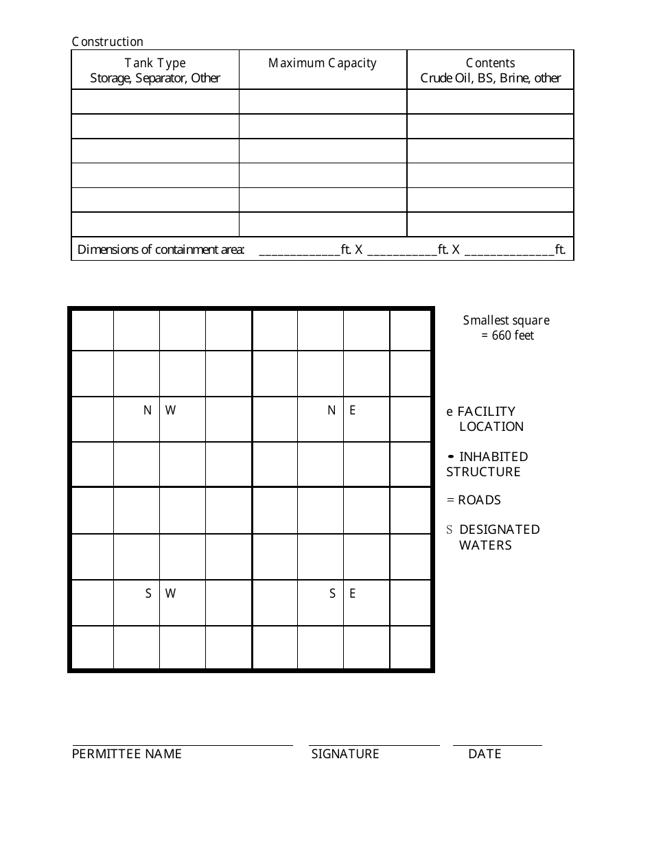 Form OG-19 Permittee Tank Battery Registration Form - Illinois, Page 2