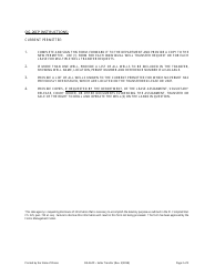 DNR OOGRM Form OG-26CP Notification of Well Transfer - Illinois, Page 2