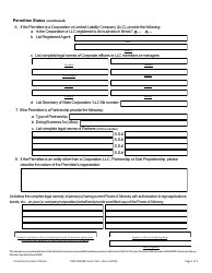 Form OG-1 Permittee Status Reporting Form - Illinois, Page 2