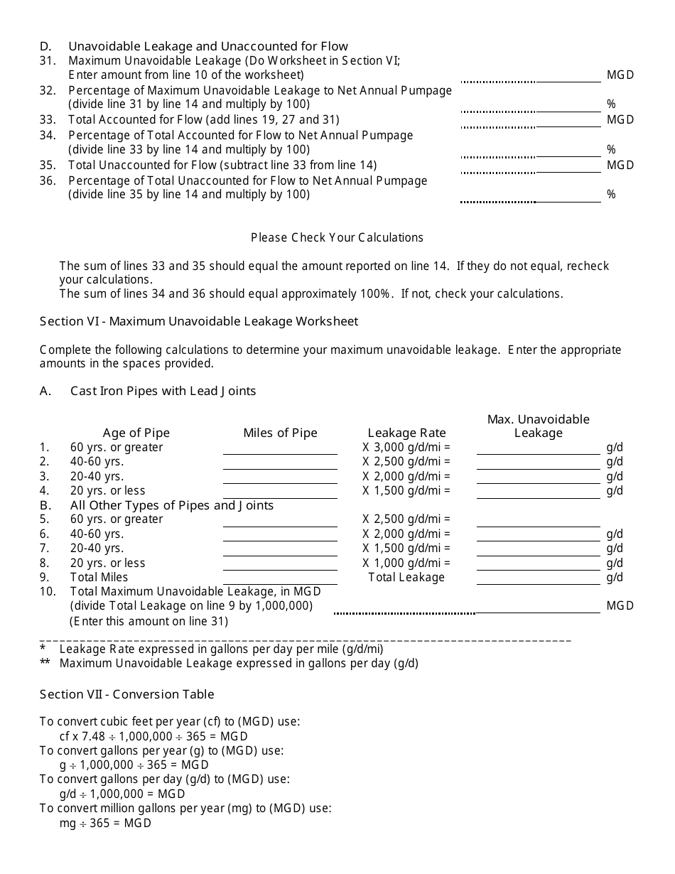 Lake Michigan Water Allocation - Application for Permit - Illinois, Page 8