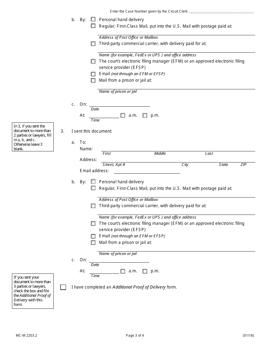 Form MC-M2203.2 Motion to Continue or Extend Time - Illinois, Page 3