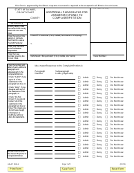 Document preview: Form AR-AP1404.2 Additional Paragraphs for Answer/Response to Complaint/Petition - Illinois