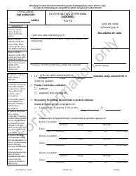Document preview: Form AP-P503.2 Appearance Pro Se - Illinois (Polish)