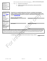Form AP-P503.2 Appearance Pro Se - Illinois (Polish), Page 2