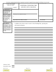 Document preview: Form DV-APT134.1 Additional Parenting Time (Divorce With Children) - Illinois