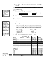 Form DV-PP108.1 Parenting Plan - Illinois, Page 3