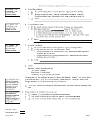 Form DV-PP108.1 Parenting Plan - Illinois, Page 4
