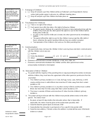 Form DV-PP108.1 Parenting Plan - Illinois, Page 5
