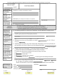 Document preview: Form E-O3500.2 Eviction Order - Illinois