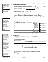 Form DV-A120.1 Financial Affidavit (Family &amp; Divorce Cases) - Illinois (Polish), Page 2