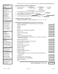 Form DV-A120.1 Financial Affidavit (Family &amp; Divorce Cases) - Illinois (Polish), Page 3