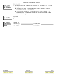 Form EX-O2905.3 Order to Expunge &amp; Impound and/or Seal Criminal Records - Illinois, Page 2