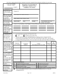 Document preview: Form EX-R2903.4 Request to Expunge & Impound and/or Seal Criminal Records - Illinois