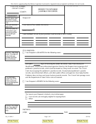 Form EXJ-O3205.1 Download Fillable PDF or Fill Online Order to Expunge ...