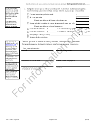 Formulario WA-P603.1 Solicitud De Exencion De Cuotas De La Corte - Illinois (Spanish), Page 3