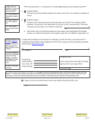 Form EXJ-R3203.1 Request to Expunge Juvenile Records - Illinois, Page 3