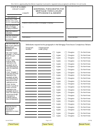 Document preview: Form AA-AAP906.2 Additional Paragraphs for Mortgage Foreclosure Appearance & Answer - Illinois